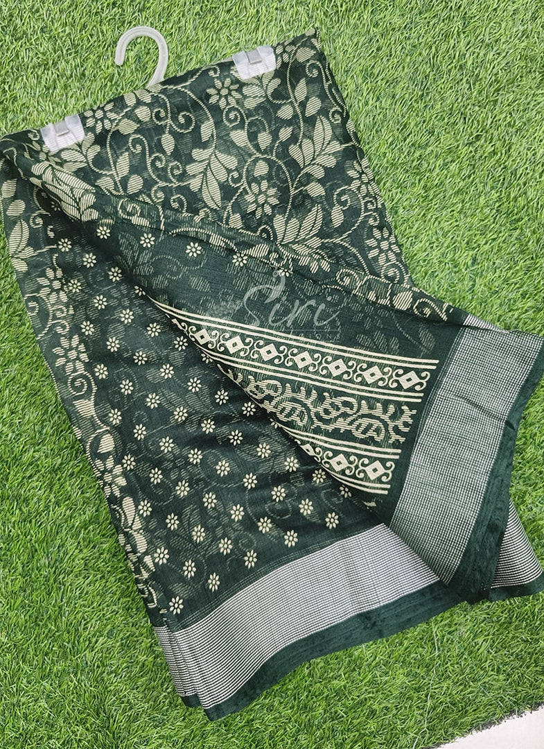 Elegant Jute Cotton Saree