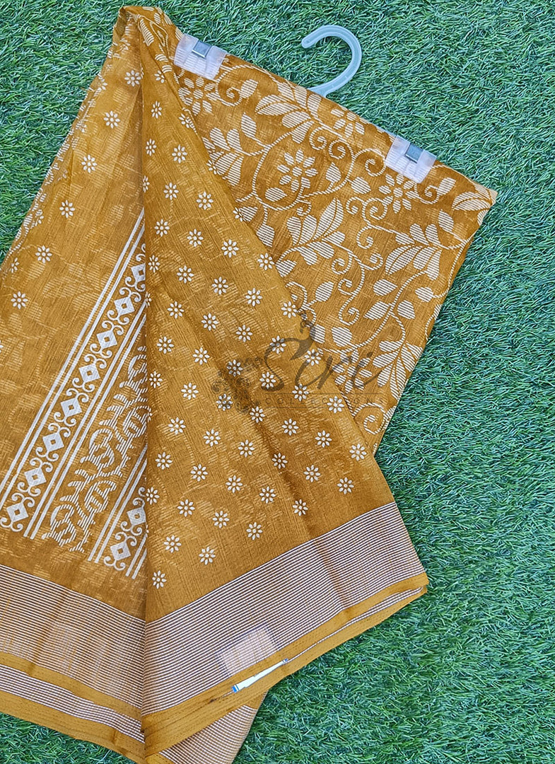 Elegant Jute Cotton Saree