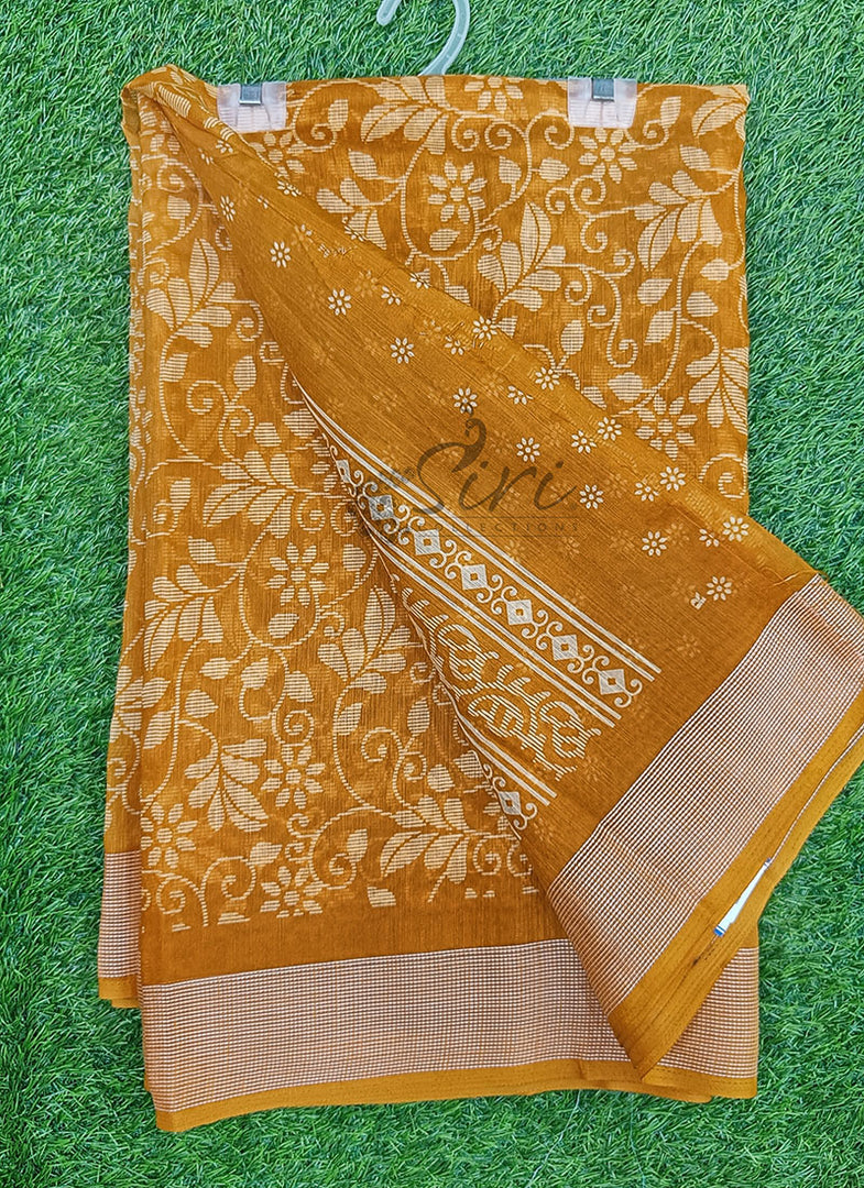 Elegant Jute Cotton Saree