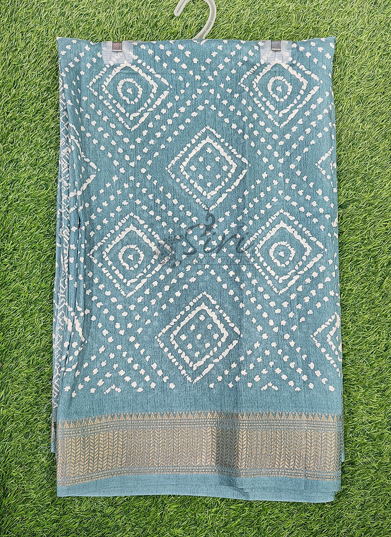 Elegant Fancy Semi Silk Saree