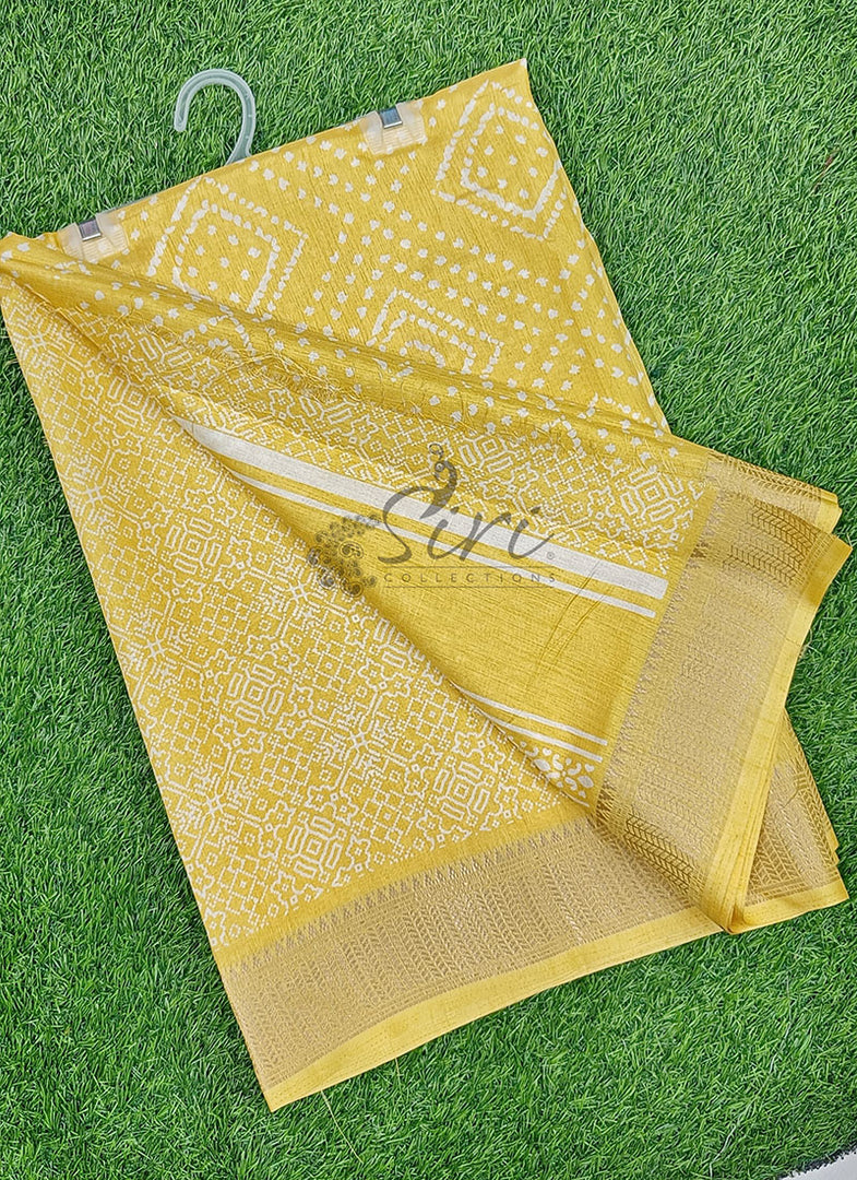 Elegant Fancy Semi Silk Saree
