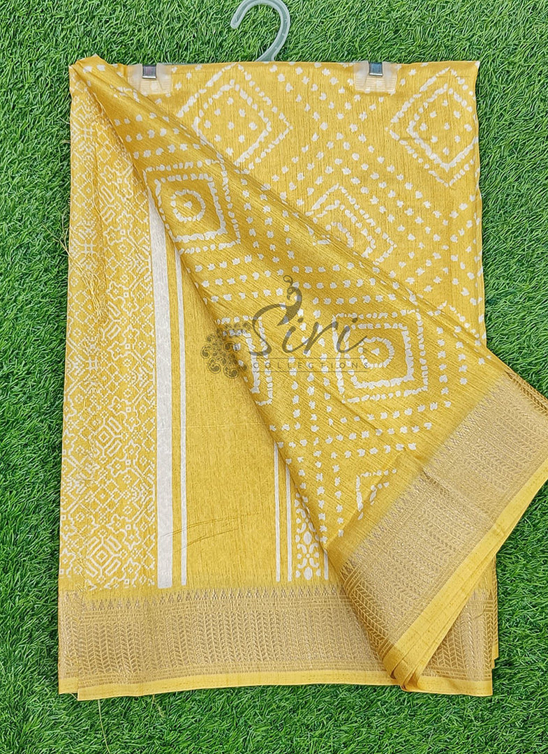 Elegant Fancy Semi Silk Saree