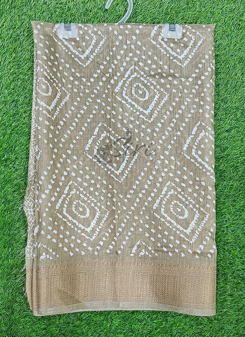 Elegant Fancy Semi Silk Saree