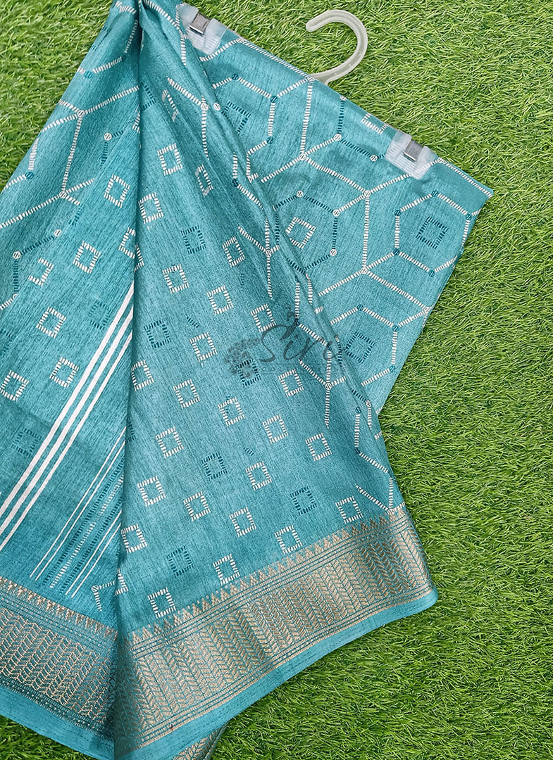 Elegant Fancy Semi Silk Saree