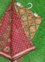 Load image into Gallery viewer, Patola Print Soft Diva Silk Saree
