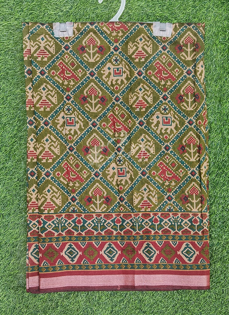Patola Print Soft Diva Silk Saree