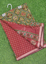 Load image into Gallery viewer, Patola Print Soft Diva Silk Saree
