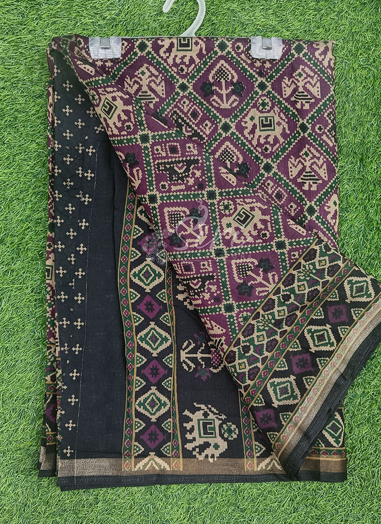 Patola Print Soft Diva Silk Saree