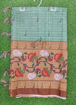 Load image into Gallery viewer, Latest Digital Print Soft Bhagalpuri Silk Saree
