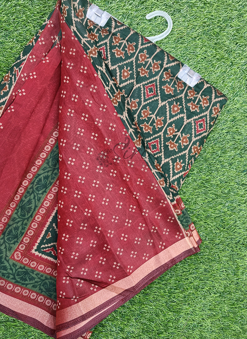 Printed Soft Diva Silk Saree