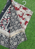 Load image into Gallery viewer, Printed Kalamkari Silk Saree
