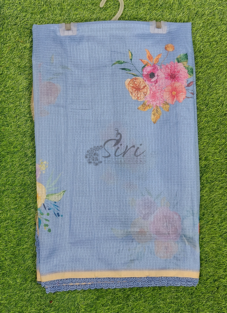 Digital Print Kota Silk Saree