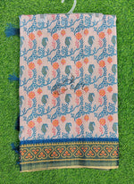Load image into Gallery viewer, Beautiful Digital Print Matka Silk Saree
