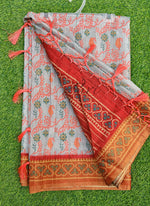 Load image into Gallery viewer, Beautiful Digital Print Matka Silk Saree
