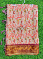 Load image into Gallery viewer, Beautiful Digital Print Matka Silk Saree
