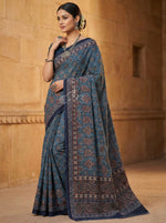 Load image into Gallery viewer, Beautiful Digital Print Premium Tussar Saree