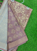 Load image into Gallery viewer, Beautiful Digital Print Fancy Silk Saree
