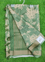Load image into Gallery viewer, Beautiful Digital Print Fancy Silk Saree
