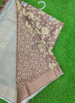Load image into Gallery viewer, Beautiful Digital Print Fancy Silk Saree
