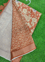 Load image into Gallery viewer, Beautiful Digital Print Fancy Silk Saree
