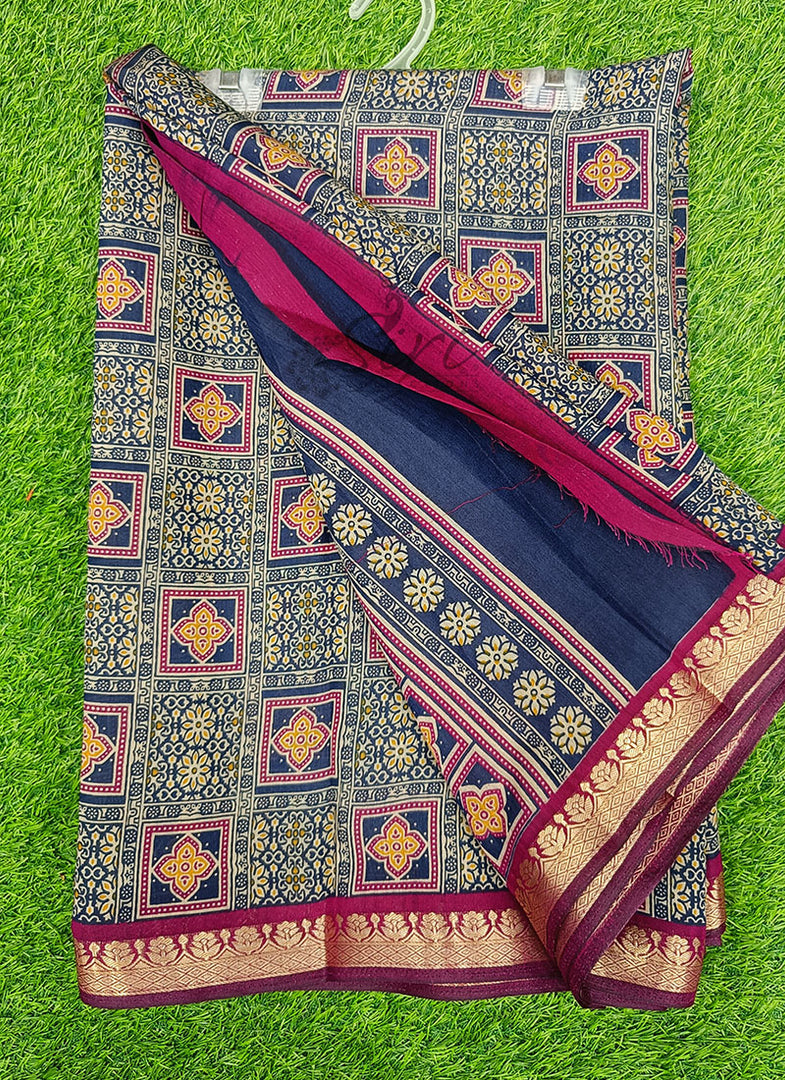 Printed Soft Diva Silk Saree