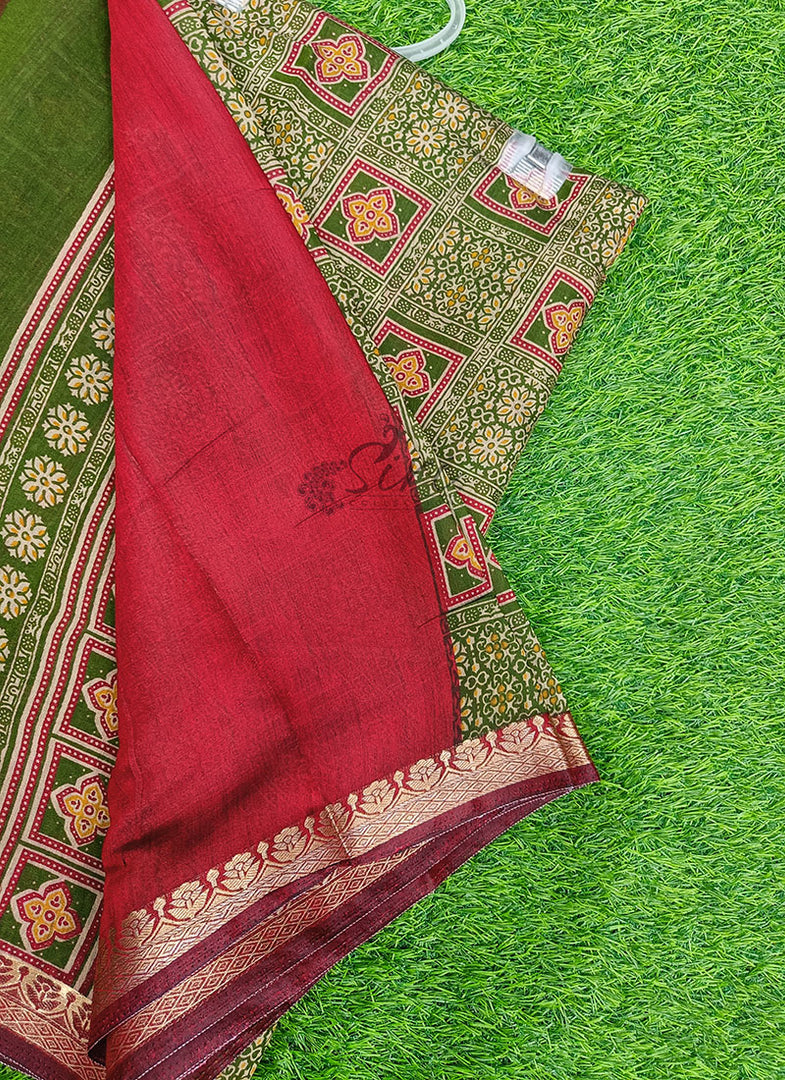 Printed Soft Diva Silk Saree