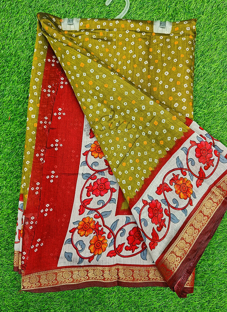 Printed Soft Diva Silk Saree