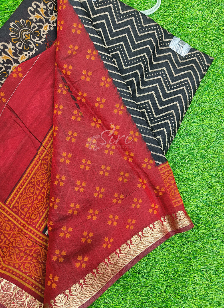 Printed Soft Diva Silk Saree