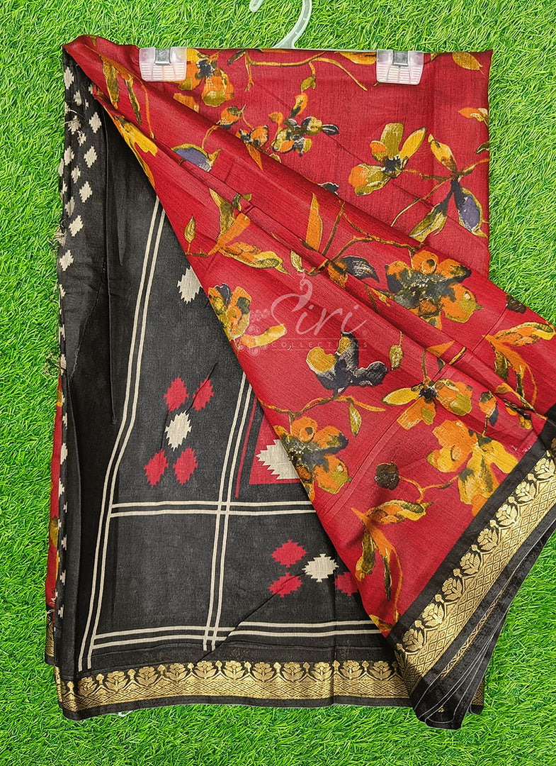 Printed Soft Diva Silk Saree
