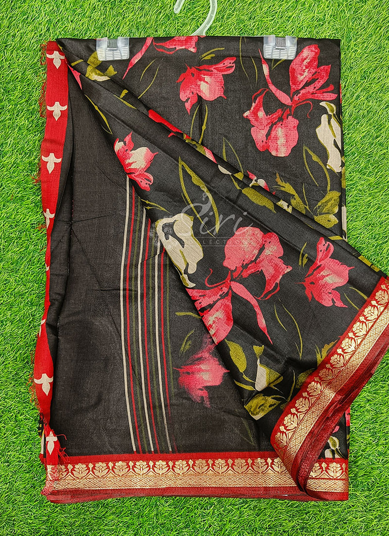 Printed Soft Diva Silk Saree