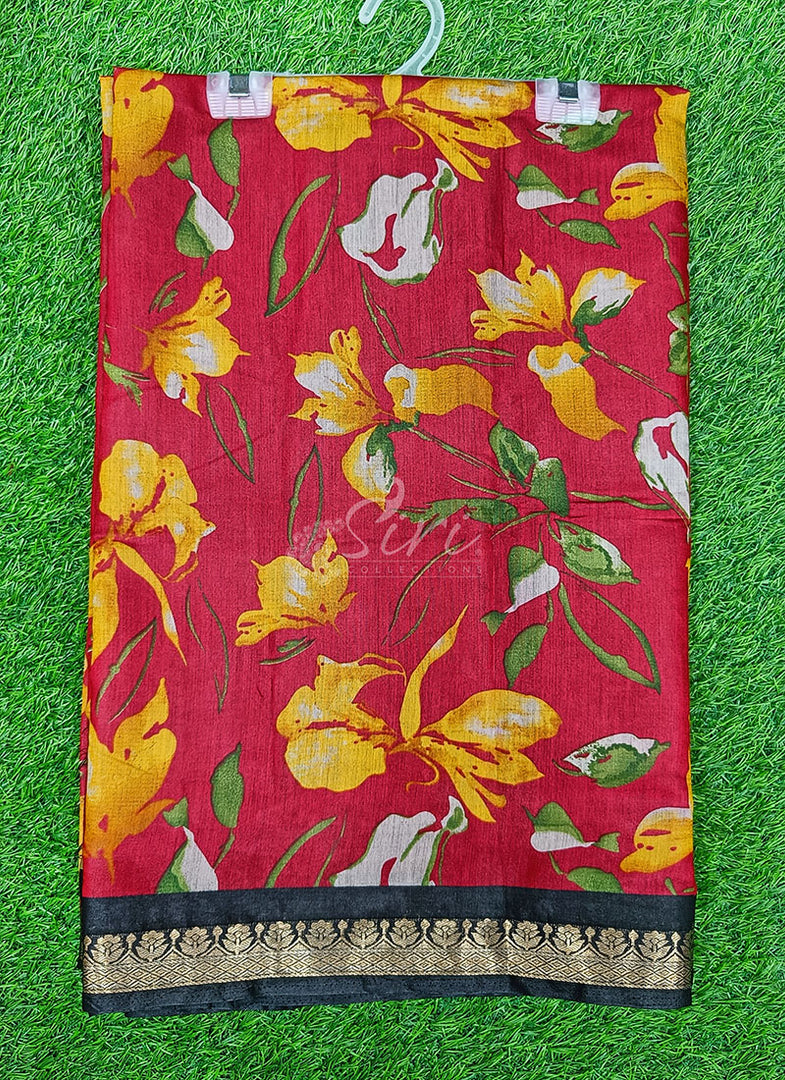 Printed Soft Diva Silk Saree