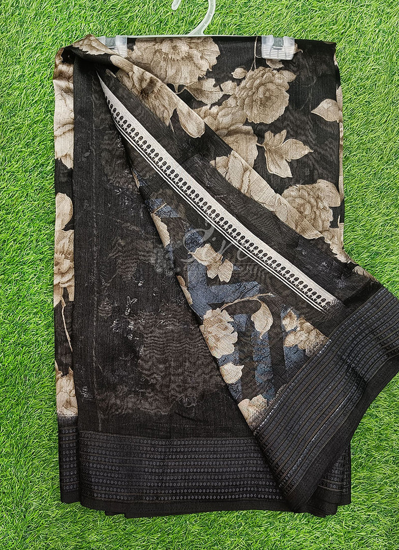 Printed Fancy Silk Saree