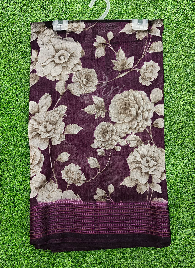 Printed Fancy Silk Saree