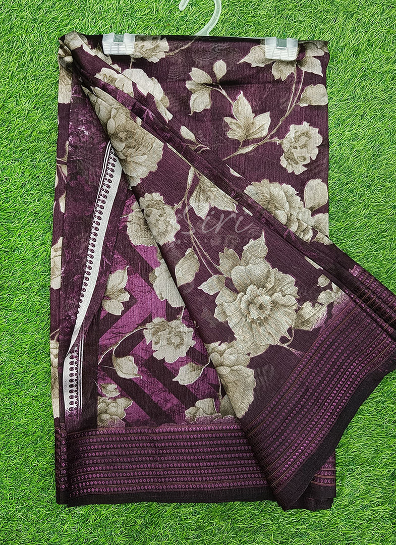 Printed Fancy Silk Saree