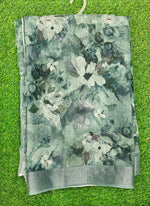 Load image into Gallery viewer, Lovely Digital Print Linen Saree
