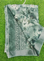 Load image into Gallery viewer, Lovely Digital Print Linen Saree
