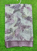 Load image into Gallery viewer, Lovely Digital Print Linen Saree
