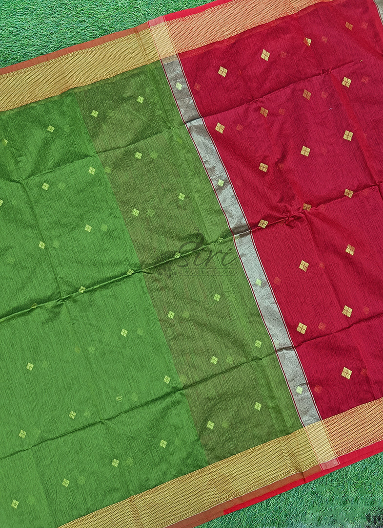 Festive Fancy Maheshwari Cotton Silk Saree