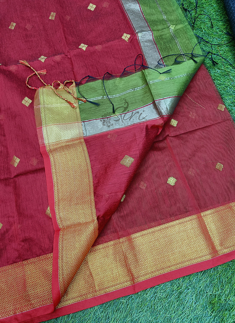 Festive Fancy Maheshwari Cotton Silk Saree