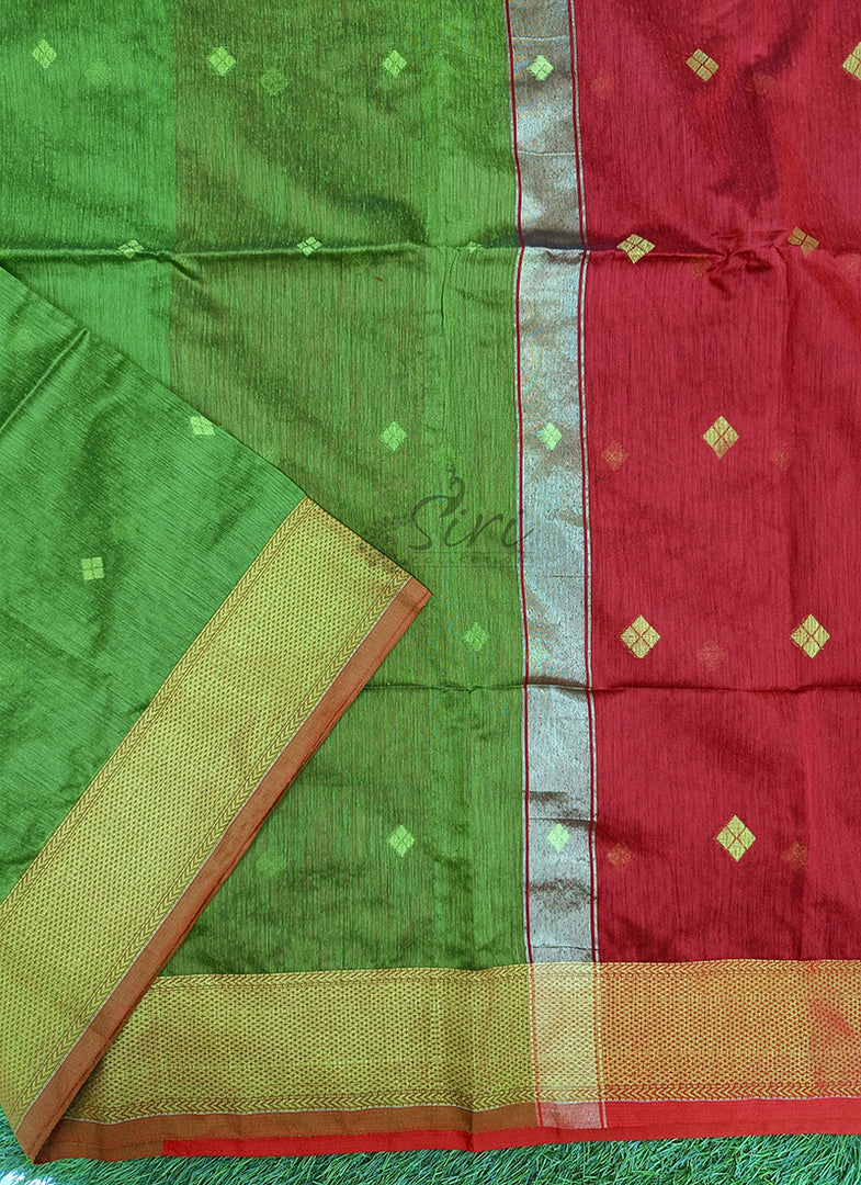 Festive Fancy Maheshwari Cotton Silk Saree