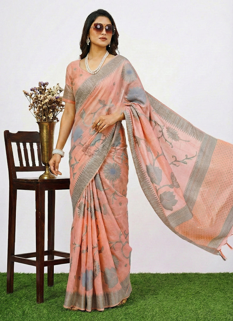 Beautiful Fancy Cotton Saree
