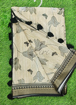 Load image into Gallery viewer, Beautiful Digital Print Fancy Tussar Saree