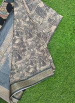 Load image into Gallery viewer, Beautiful Digital Print Fancy Tussar Saree