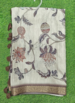 Load image into Gallery viewer, Beautiful Digital Print Fancy Tussar Saree