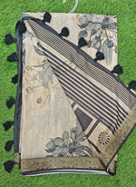 Load image into Gallery viewer, Beautiful Digital Print Fancy Tussar Saree