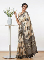 Load image into Gallery viewer, Beautiful Digital Print Fancy Tussar Saree