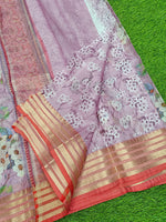 Load image into Gallery viewer, Lovely Digital Print Kota Saree in Vidarbha borders