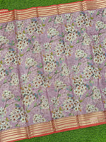 Load image into Gallery viewer, Lovely Digital Print Kota Saree in Vidarbha borders
