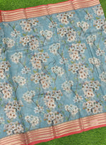 Load image into Gallery viewer, Lovely Digital Print Kota Saree in Vidarbha borders