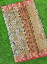 Load image into Gallery viewer, Lovely Digital Print Kota Saree in Vidarbha borders